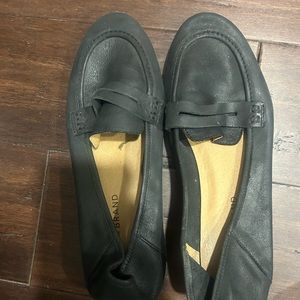 Leather loafers